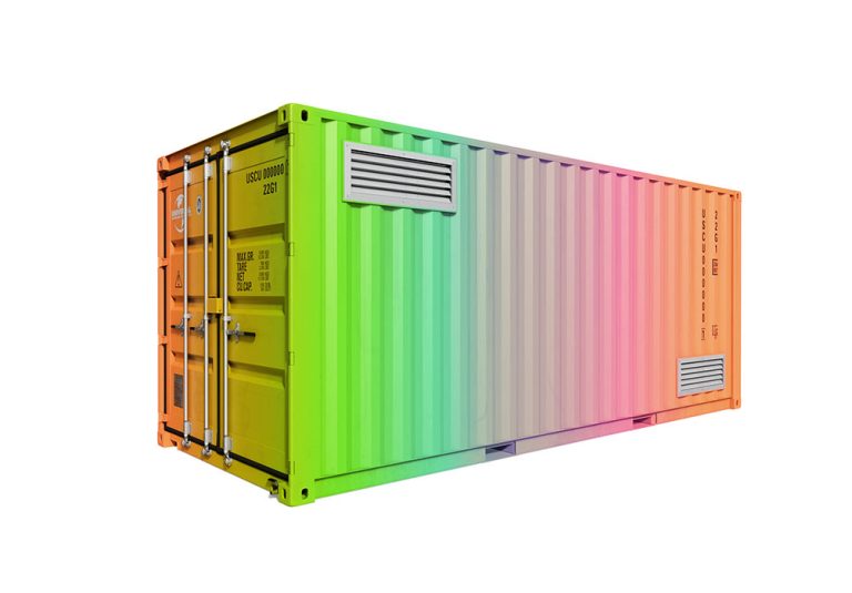 Painted Shipping Containers