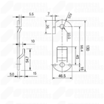 Retainer Plate Forged Lever