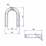 weld on d-ring