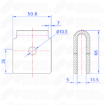 Hub Handle Bracket
